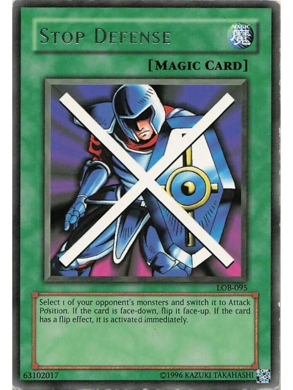 Yu-Gi-Oh! TCG 2002 Stop Defense NM LOB
